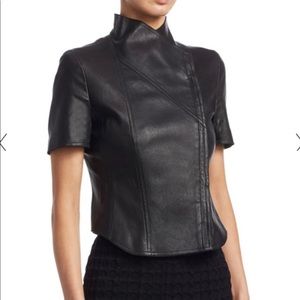 Akris Punto leather jacket